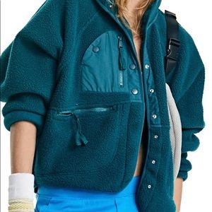 Free People FP Movement Hit the Slopes Fleece Jacket NTW